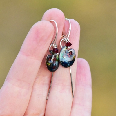 kolczyki - kolorowe palety malarskie